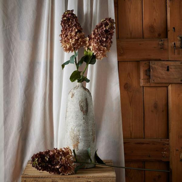 Wyld Haus Set of 3 Artificial Flowers Burgundy Spear Hydrangea Stems