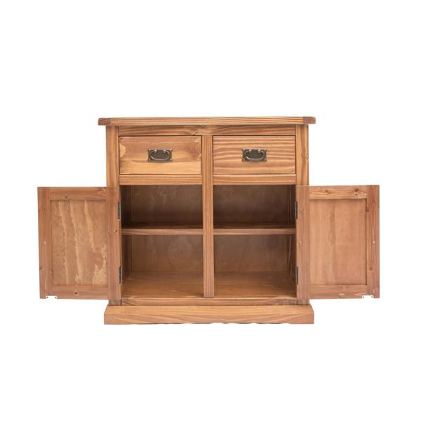 Cabinet Bits Tirolo Lacquered 2 Drawer 2 Door Sideboard Brass Drop Handle