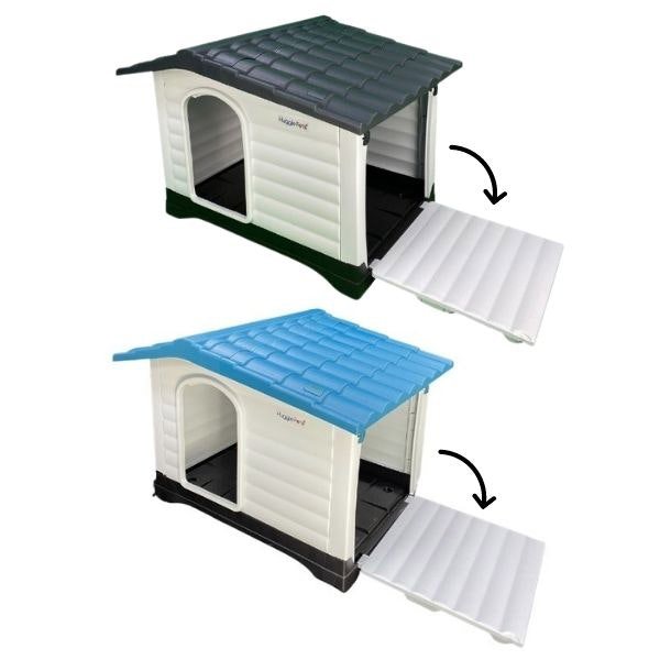 HugglePets Plastic Dog Kennel with Base (424)