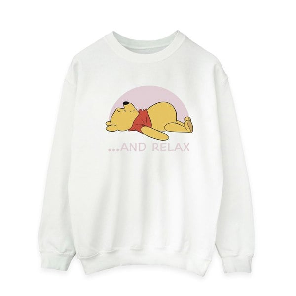 Disney Mens Winnie The Pooh Relax Sweatshirt - White