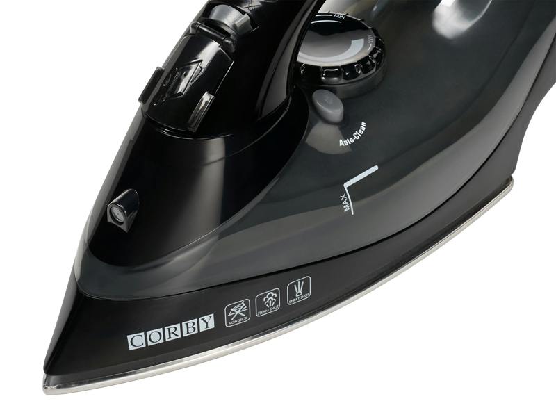 Corby Sherwood 2000W Steam Iron in Black - UK Plug