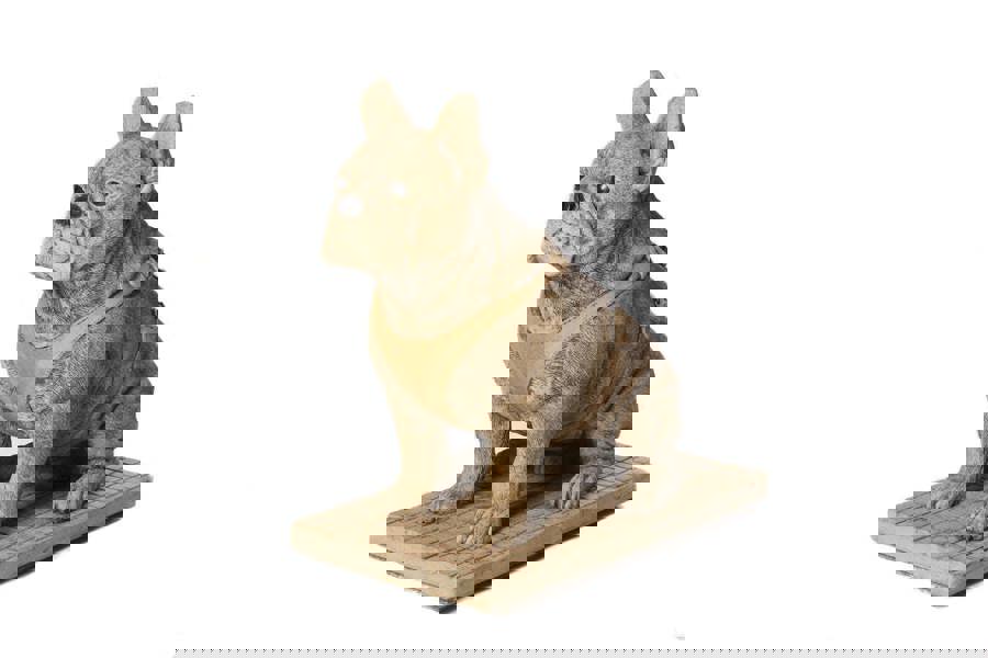 Life-Size French Bulldog Statue