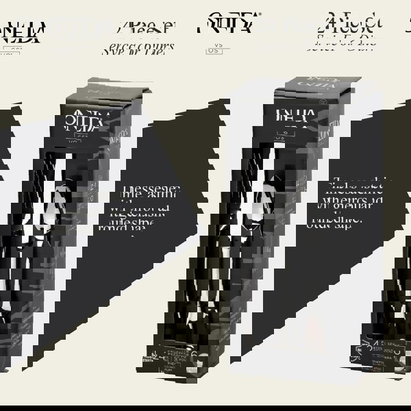 ONEIDA Voss 24 Pieces Cutlery set- Stainless Steel - 6 Person Place Setting