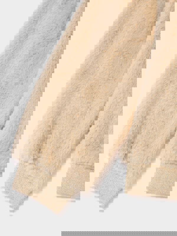 GWD Cathy Cream Fur Sweatshirt