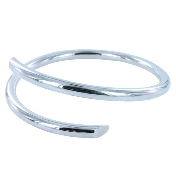 Reeves & Reeves Chunky Sterling Silver Skelter Bangle