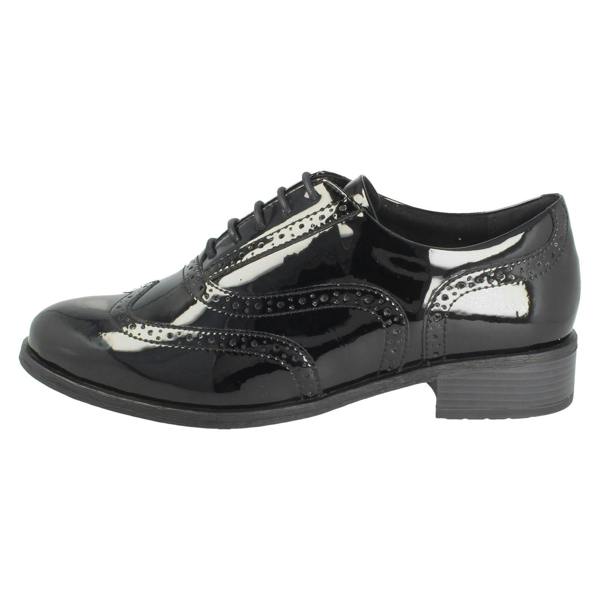 Clarks Ladies Clarks Lace Up Smart Brogue Shoes Havisham Oak