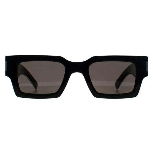Saint Laurent Sunglasses SL572 001 Shiny Black with Silver Grey