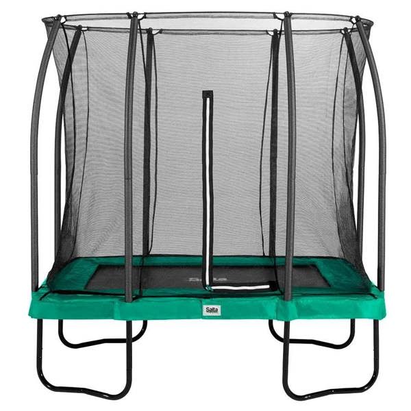 7ft x 5ft Green Rectangular Comfort Edition Trampoline with Enclosure (5091G)
