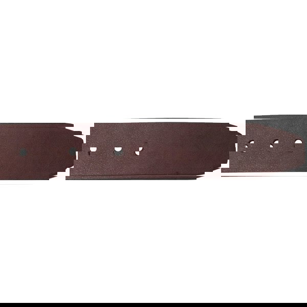 Barneys Originals Men's Brown Bonded Leather Belt with Silver Buckle