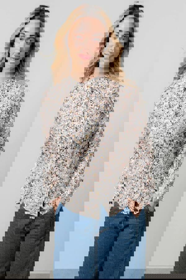 Lily & Me Rachel Organic Cotton Frill Blouse Pink