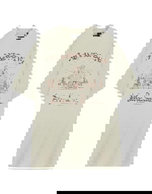 Yellowstone Mens Beige Barn Short Sleeved T-Shirt