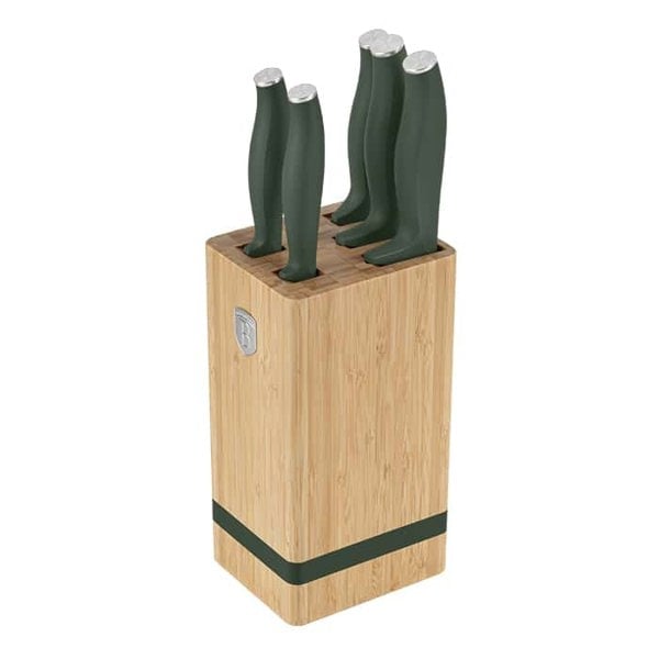 6 pcs knife set Berlinger Haus BH2751 Matte Green