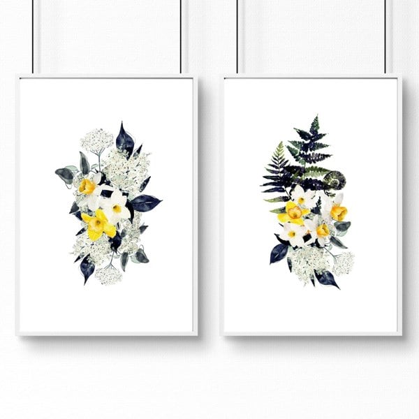 Large artwork | set of 2 pictures for hallway