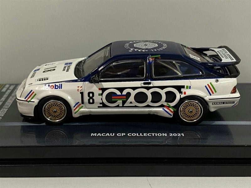 ford sierra rs500 cosworth g2000 a rouse macau guia 1:64 inno 64 in64rs500mgp21g