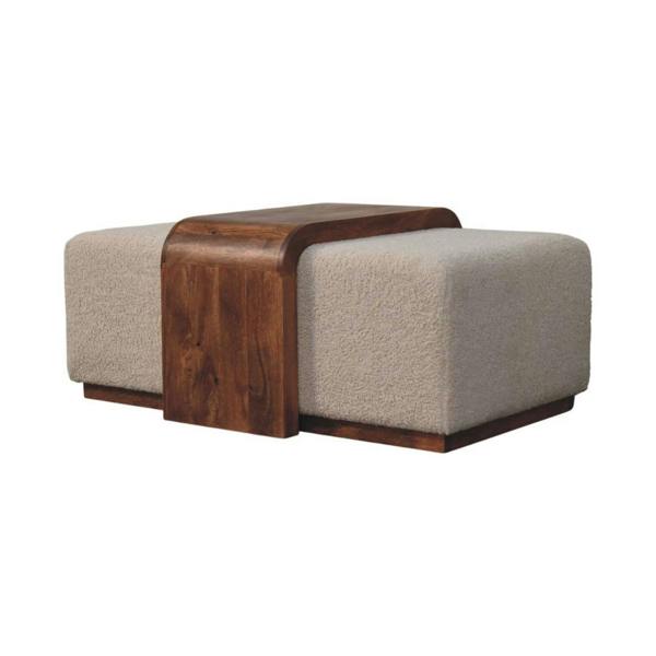 Artisan Furniture Solid Wood Arden Bench Duo
