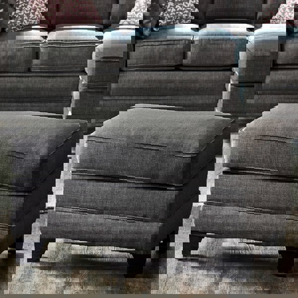 Furnishings For Less Hilliard Fullback Fabric 4 Seater Corner Sofa