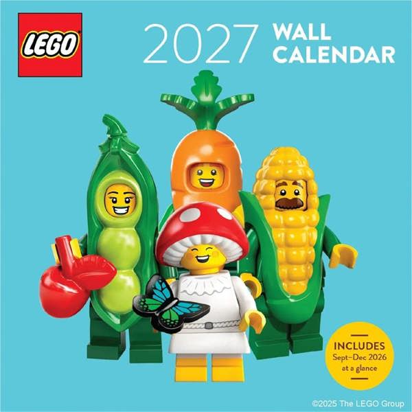Chronicle Books Lego Calendar 2027, Wall Calendars, Month To View, Entertainment, Gift