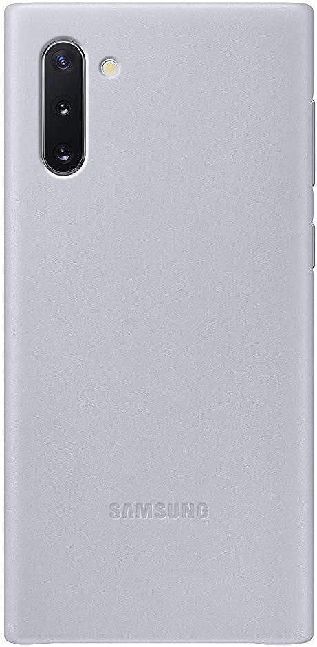 Samsung Galaxy Note10 Leather Case Made with Hardwearing Calf Leather - Grey