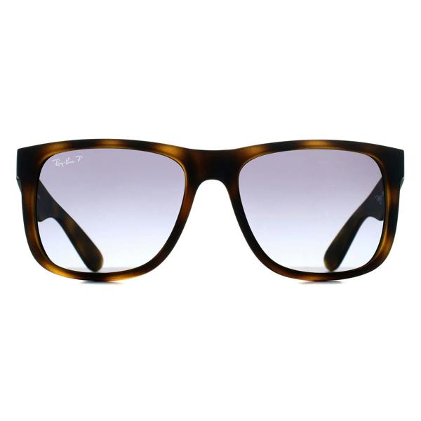 Ray-Ban Sunglasses RB4165 Justin 865/8S Matte Havana Blue Gradient Polarized