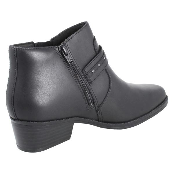 Clarks Ladies Clarks Block Heel Ankle Boots Danyelle Wish