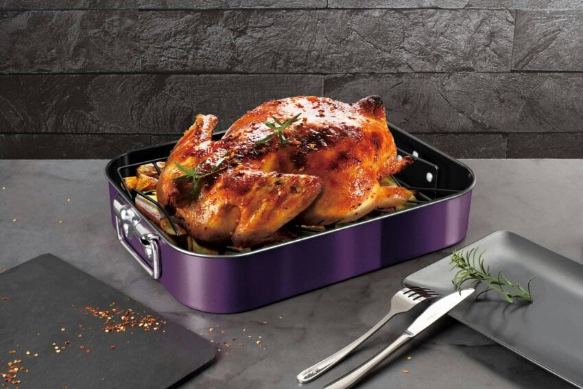 Berlinger Haus Roasting Pan and Rack Berlinger Haus BH-7848 Purple Eclipse