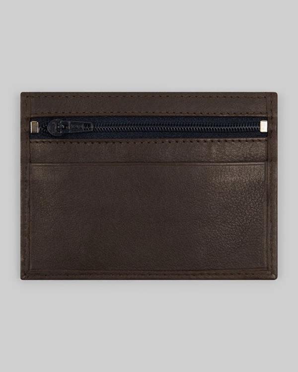 Steel & Jelly Leather Card Holder