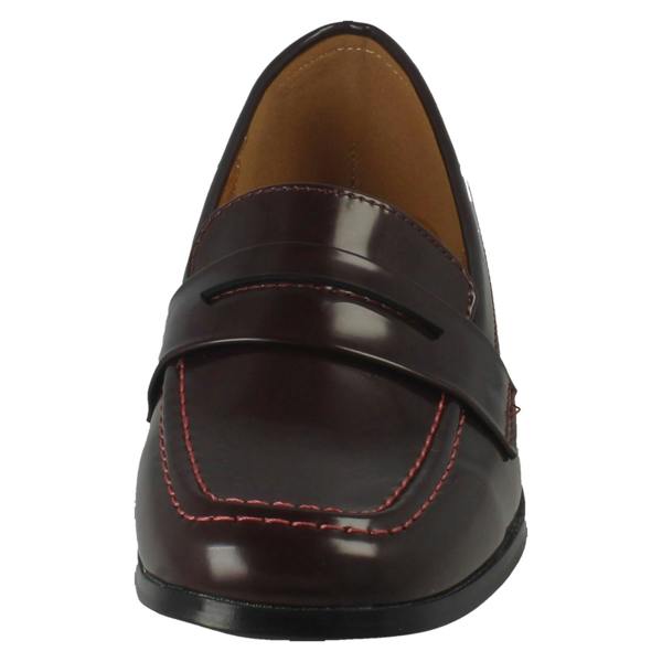 Spot On Ladies Spot On Low Heel Loafer Shoes F90155