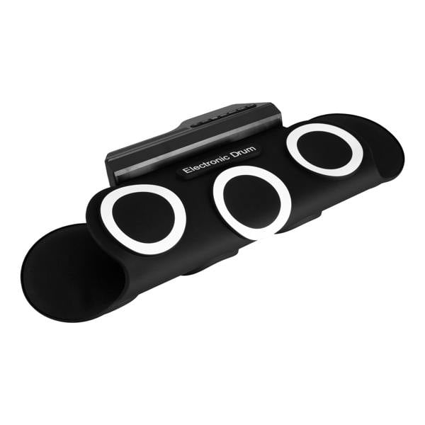 Gr8 Home Electronic 7 Pad Drum Kit Mat Set Roll Up Digital Instrument