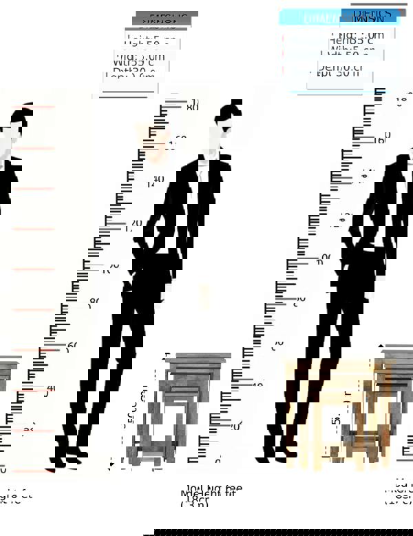 Artisan Furniture Country Solid Wood Stool Set of 3