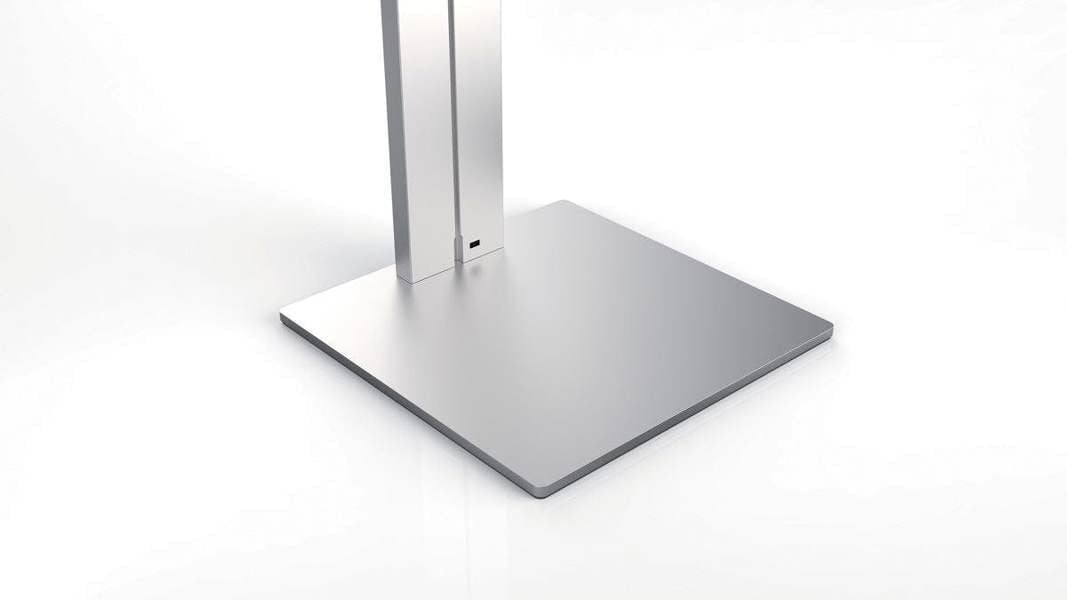 Durable Aluminium Tablet Holder iPad Floor Exhibition Stand | Rotates & Locks
