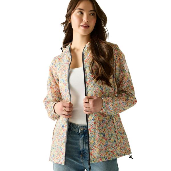 Regatta Womens/Ladies Cath Kidston Ditsy Floral Waterproof Shell Jacket - Cream - 