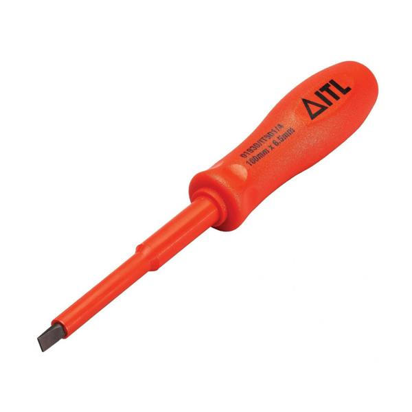 Itl Insulated Insulated Engineers Screwdriver 100mm X 6.5mm - Multi Colour - 