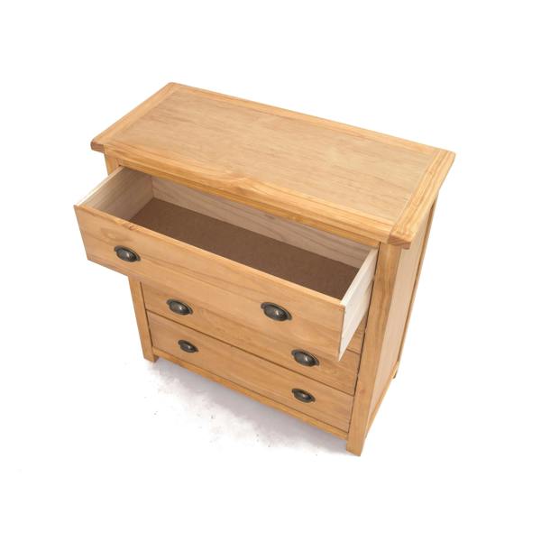 Cabinet Bits Lugo 4 Drawer Chest of Drawers Brass Cup Handle