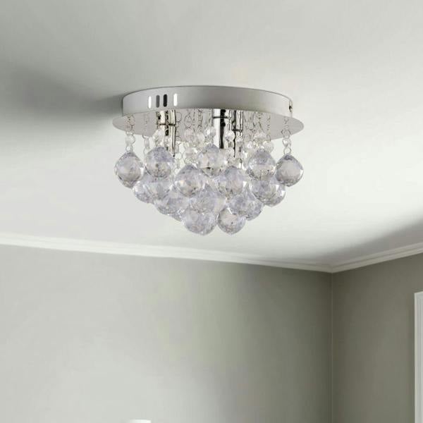 Pagazzi Lighting Diana 3 Light Semi Flush Ceiling Light