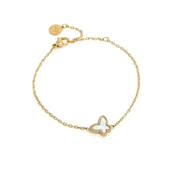 Say It With Children's Reversible Butterfly Bracelet - Black & White