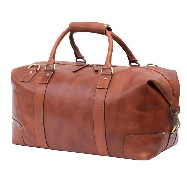PRIMEHIDE Leather Holdall Vintage Style Duffle Bag Ridgeback