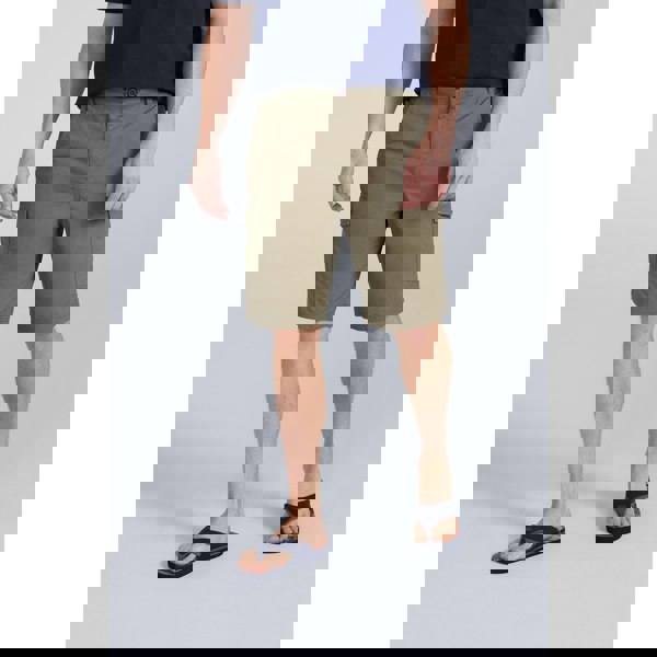 Animal Mens Atlantis Organic Cargo Shorts - Khaki Green