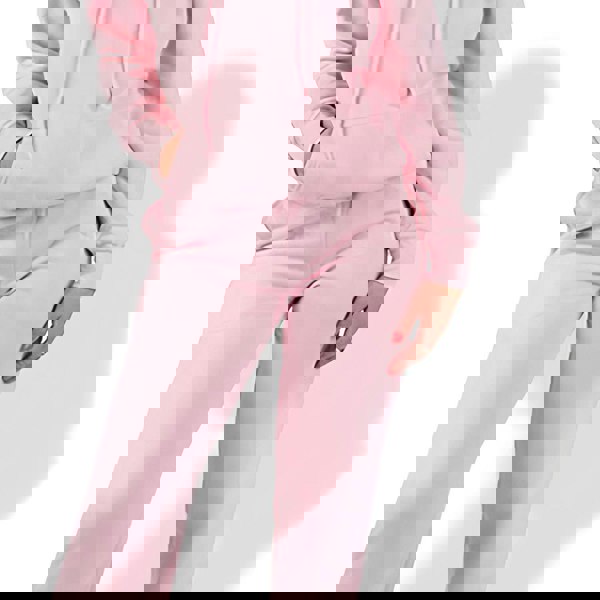 Wellworth Baby Pink Women Jogger Soft Cozy Loungewear Casual Everyday Bottoms