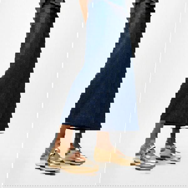 FitFlop FitFlop DELICATO LEATHER Womens Mary Jane Platino