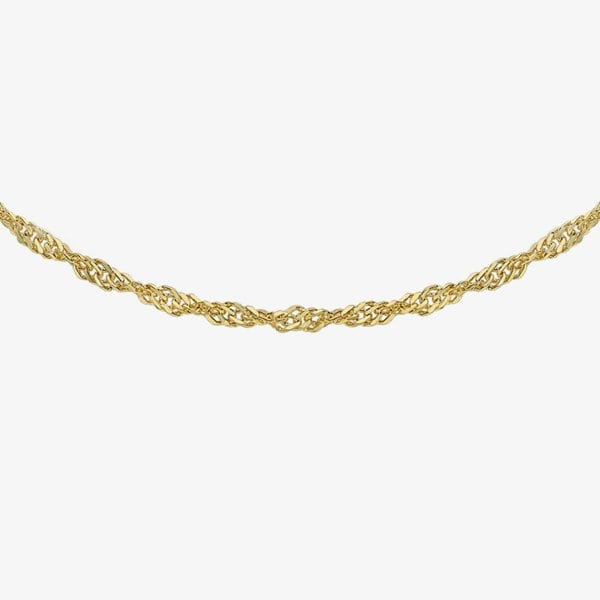 T. H. Baker 9ct Yellow Gold 18 Inch Twist Curb Chain 1.13.6584