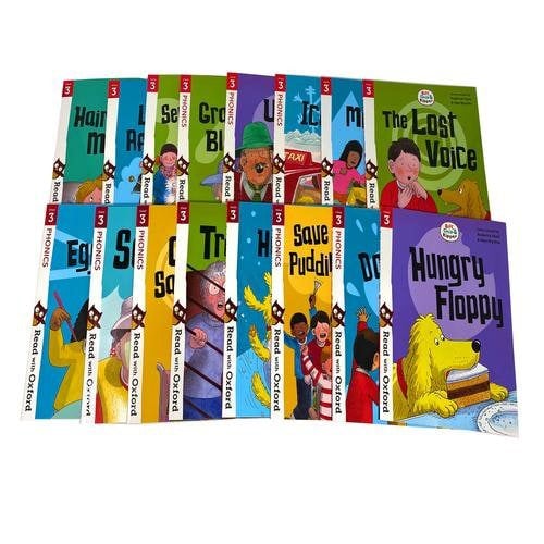 Oxford University Press Biff Chip And Kipper Stage 3 Read With Oxford Age 5-16 Books Collection Set