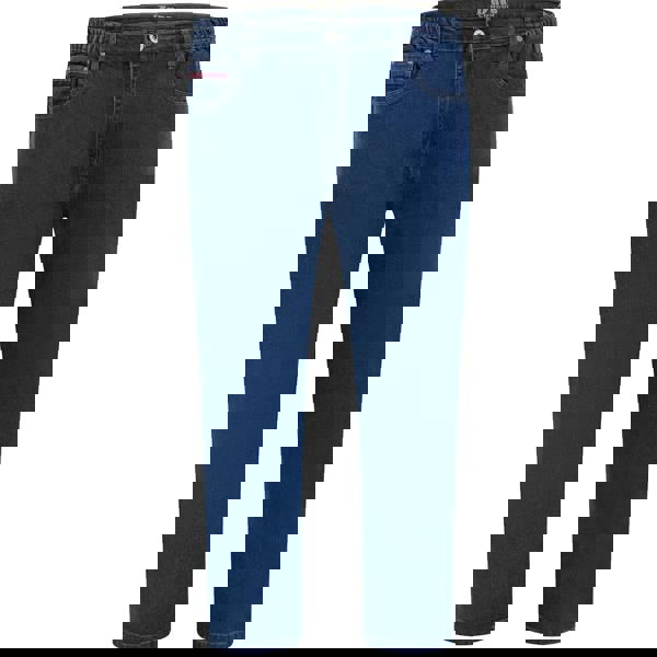 Duke Mens D555 London Bailey Elasticated Waist Kingsize Jeans - Blue