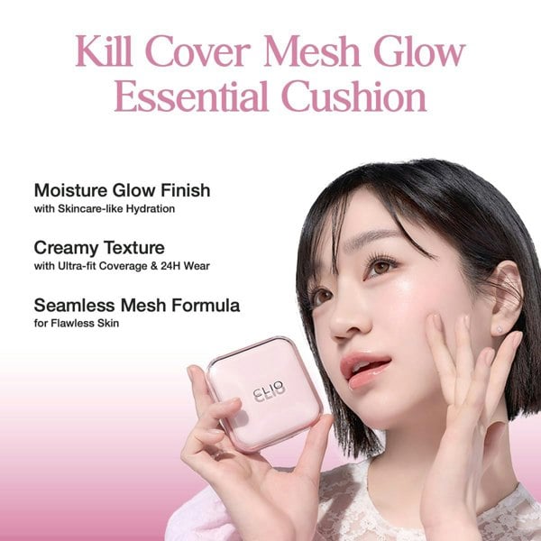 CLIO Kill Cover Mesh Glow Essential Cushion Set (+Refill) - 5 Colours