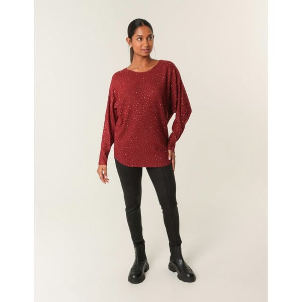 Blue Vanilla Jumper With Silver Rhinestones