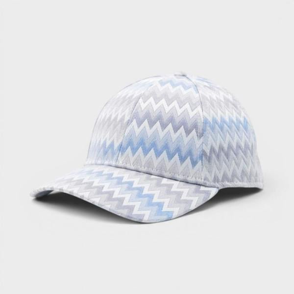 Missoni Zig Zag Baseball Cap Blue / Grey