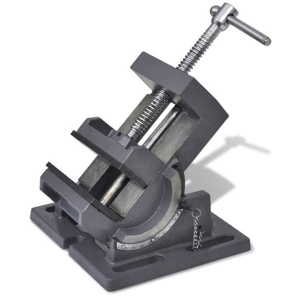 Berkfield Manually Operated Tilting Drill Press Vice 110 mm