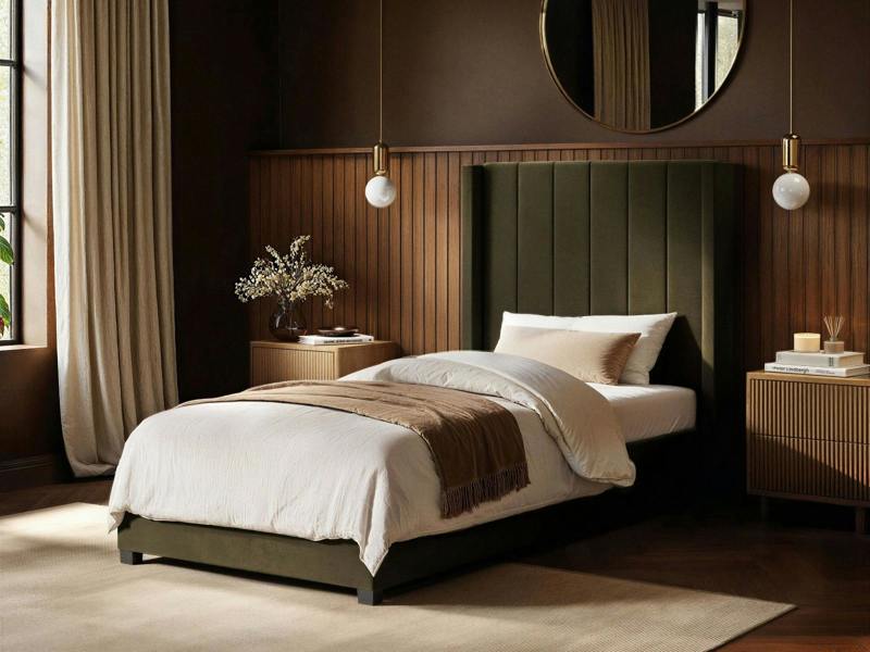 Tiggy Single Ottoman Bed Velvet