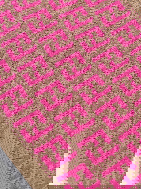 Fendi Kids Fendi Girls Knitted FF Logo Skirt in Pink