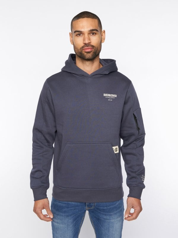 Duck and Cover Lewys Hoodie - Navy