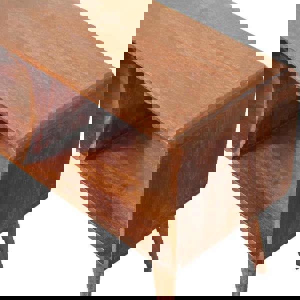 Artisan Furniture Curved Chestnut Double Slot Media Unit